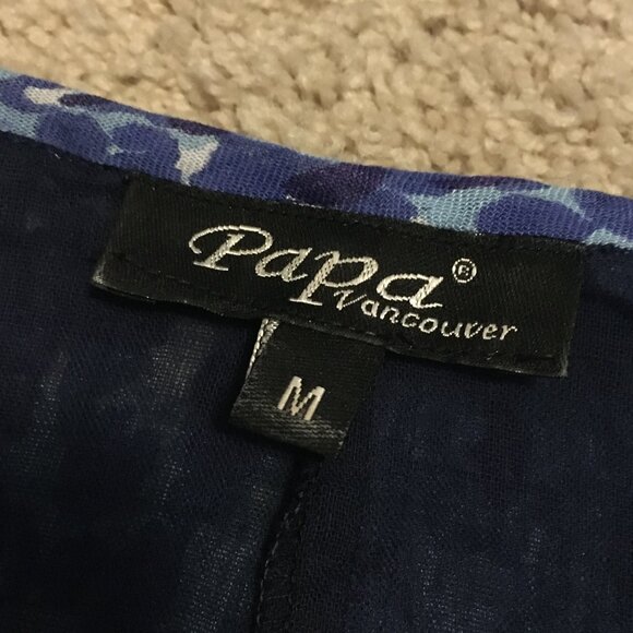 Papa Vancouver Womens Flowy Bi-layer Sleeveless Rayon Boho Dress - M - Picture 10 of 15